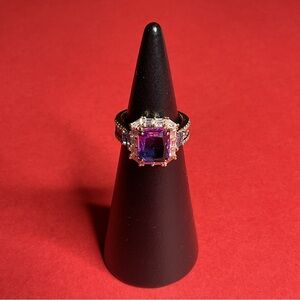 ⭐️Bomb Party RBP6851 “Good Risk To Take” Alexandrite/Spinel RoseGold S5 Ring NWT